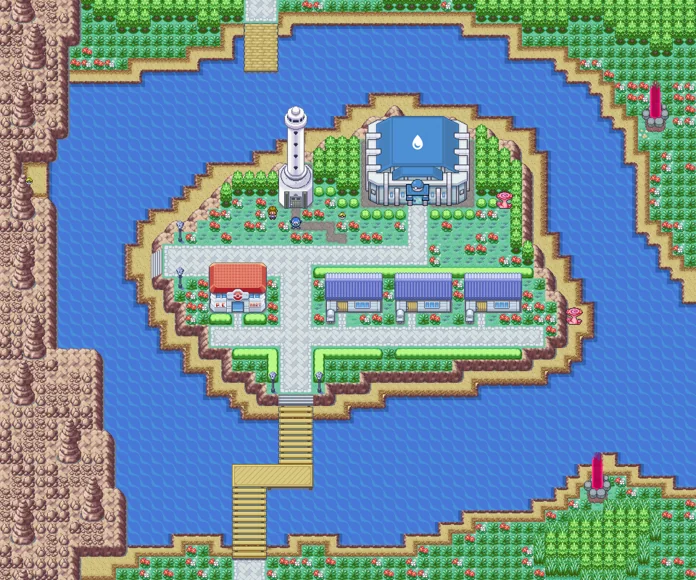 Mapa completo de Lago Espejo